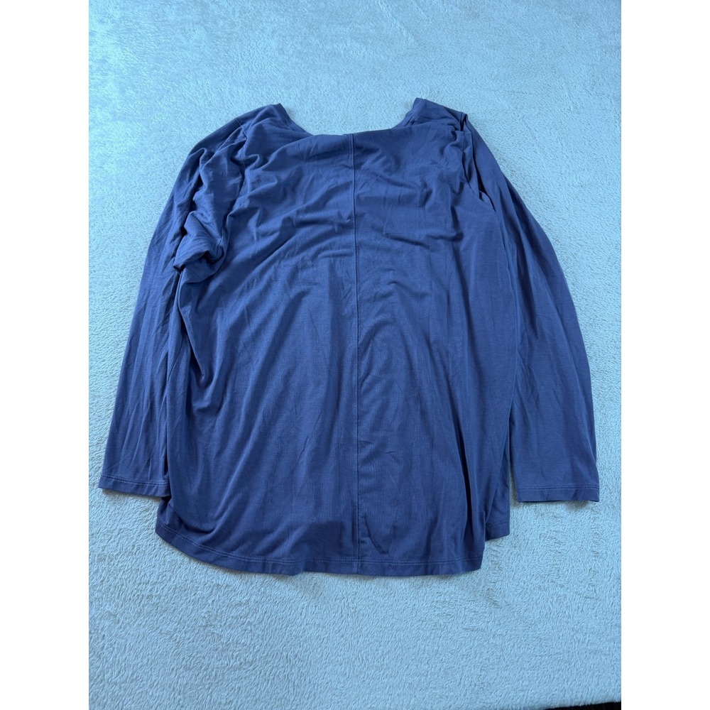 Athleta Stratus II Top Womens XL Dusk Violet Scoop Neck Long Sleeve Workout Gym - Picture 3 of 8